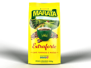 3D MARATA POUCH CAFÉ FRONT